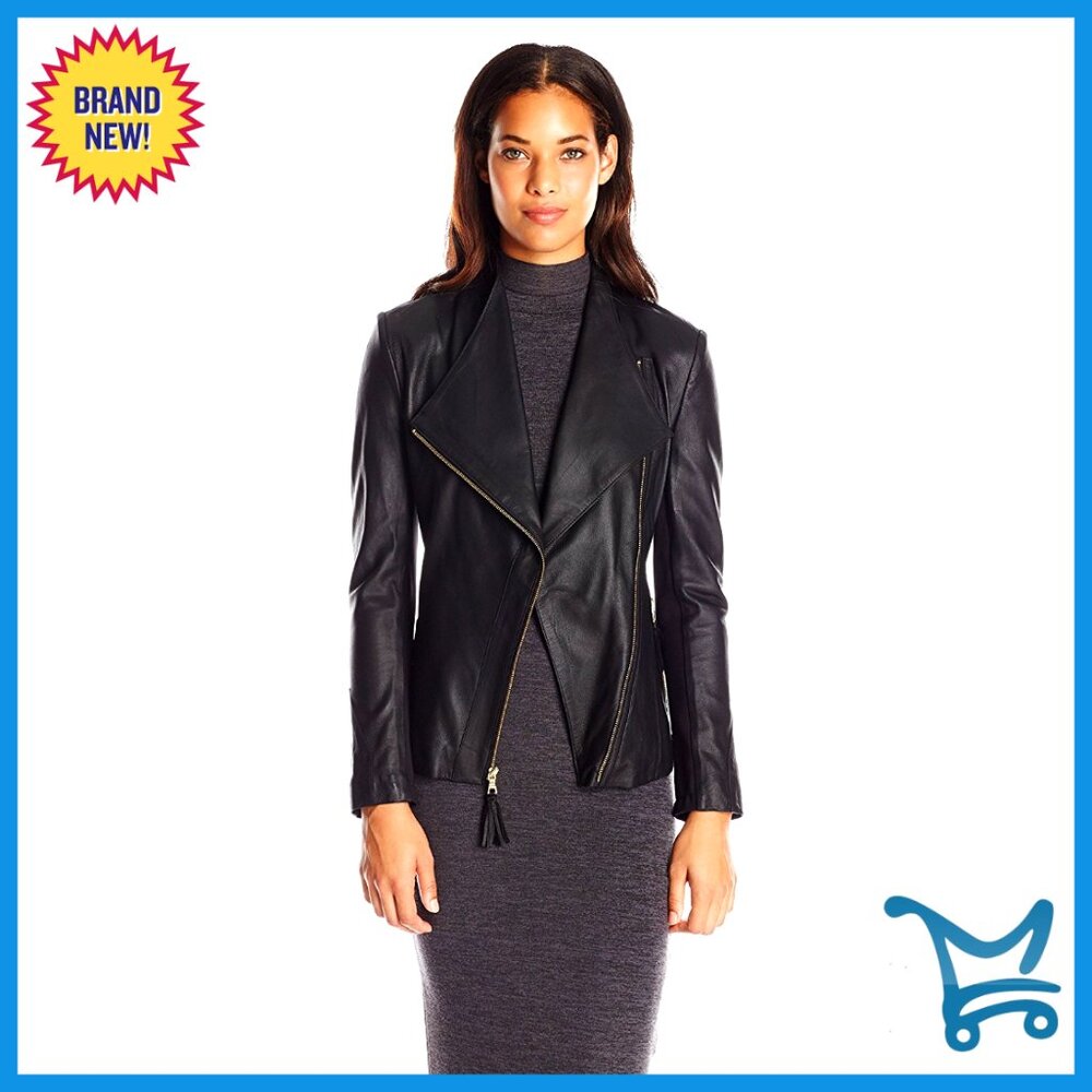 Genuine Leather Jacket Women's Slim Fit Luxury Outerwear